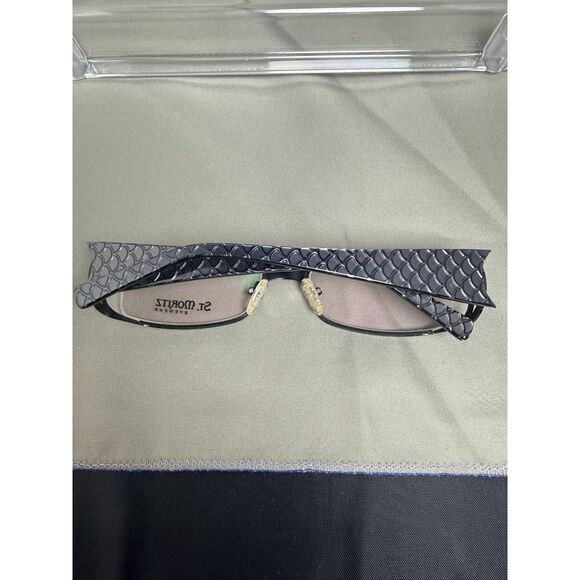NEW St. Mortiz ICE 207 Black 53-18-135 Black Metal Full Rim Eyeglasses Frame main image 5